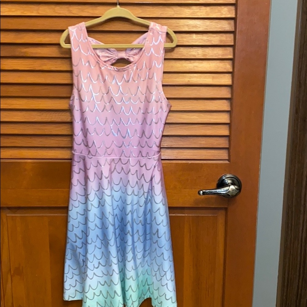 Girls Mermaid  scale dress size 7